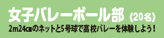 女子バレーボール部