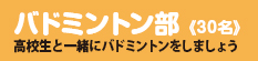 バドミントン部